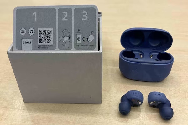 Sony loại bỏ nhựa trong đóng gói sản phẩm