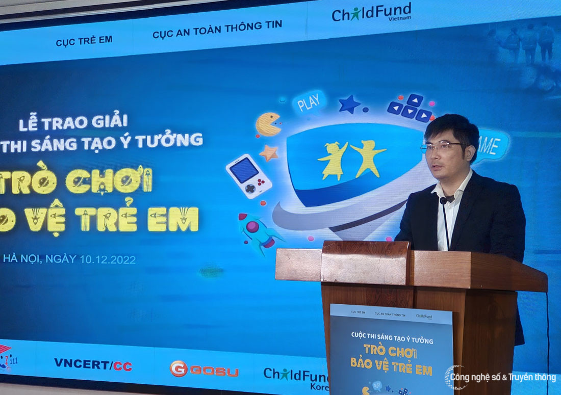 Sẽ có game Make in Vietnam về bảo vệ trẻ em