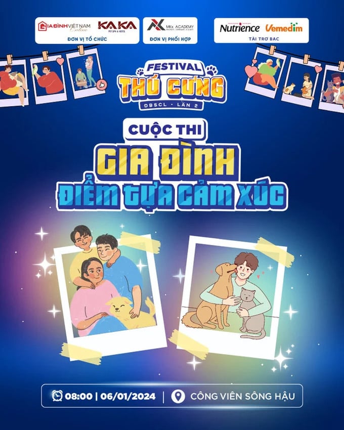 Tạp chí Gia đình Việt Nam phối hợp tổ chức Festival thú cưng ĐBSCL