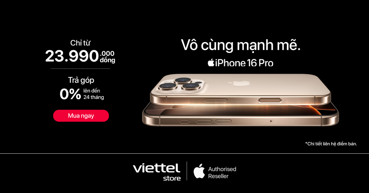 Viettel Store mở bán iPhone 16 trên toàn quốc bằng nhiều cách đặc biệt